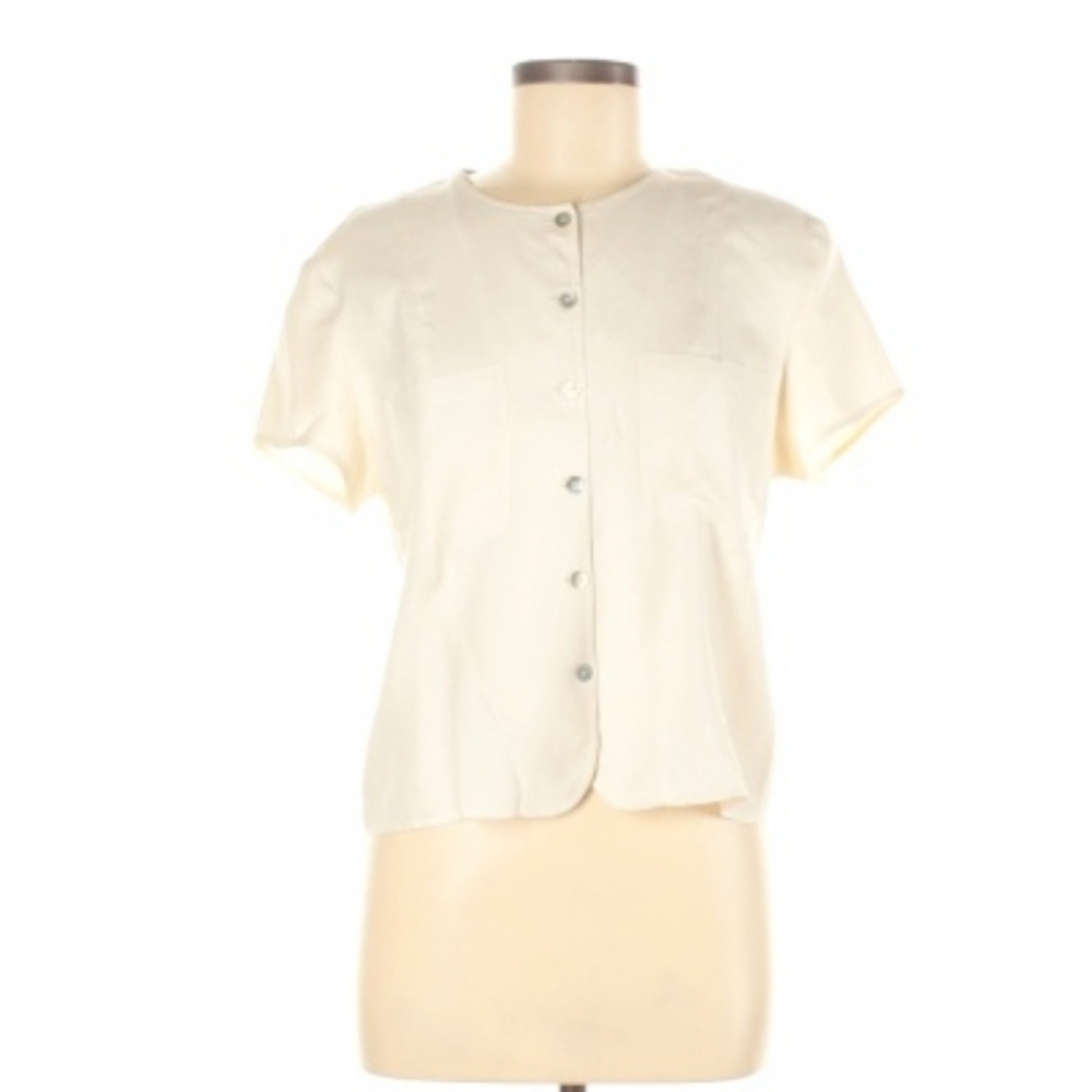 100% Vintage Silk Blouse - Picture 1 of 1